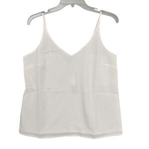 Banana Republic Factory Blouse Snow Day White SIze Small Adjustable Straps NWT